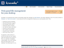 Tablet Screenshot of krusader.org